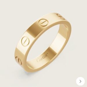Cartier gold love band